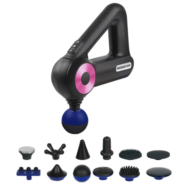 SL-8890 Triangle Fascia Muscle Relaxer Household Electric Fitness Massager, Specification: EU Plug(Red) - free shipping - PMC TechLife - Order now!