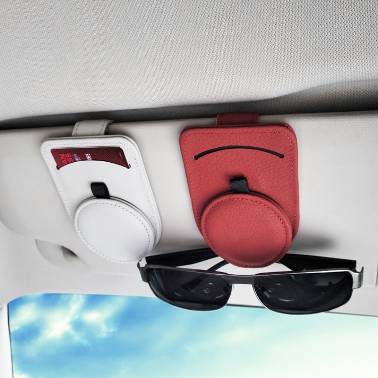 538 Car Glasses Clip Car Sun Visor Card Storage Clip(Red) - free shipping - PMC TechLife - Order now!