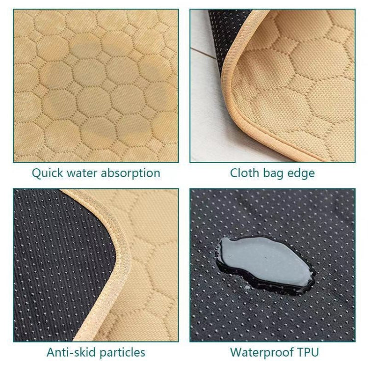 67x50cm Car Pet Injection Pad Waterproof Pad Cat Dog Sofa Waterproof Diapholic Carpet Water Absorbing Pad(Gray) - Seat Accessories by PMC Jewellery | Online Shopping South Africa | PMC Jewellery | Buy Now Pay Later Mobicred