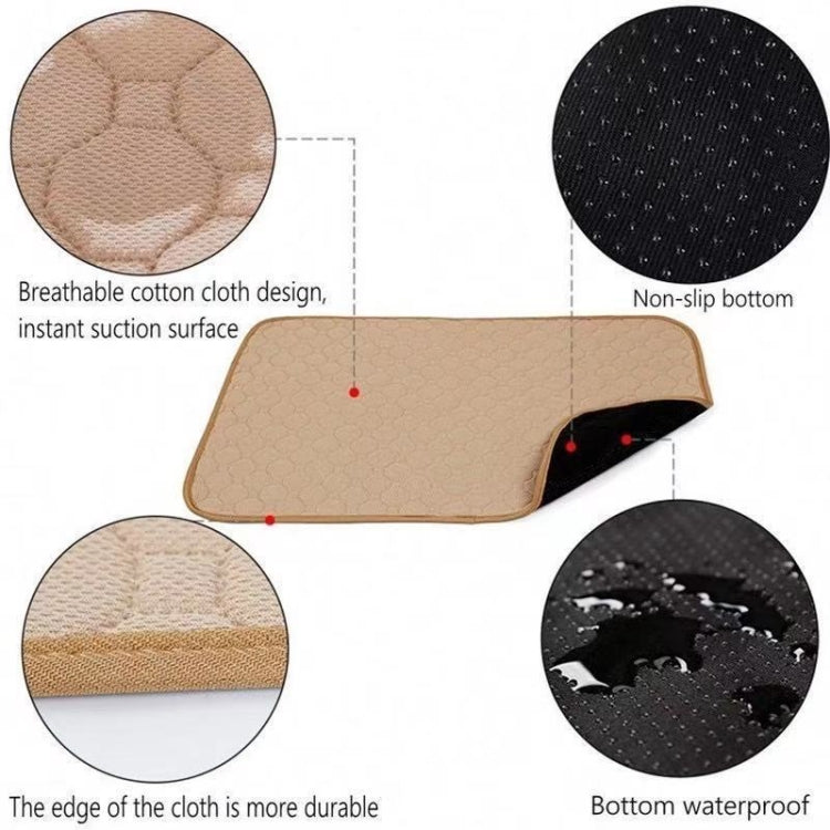 100x67cm Car Pet Injection Pad Waterproof Pad Cat Dog Sofa Waterproof Diapholic Carpet Water Absorbing Pad(Gray) - Seat Accessories by PMC TechLife | Online Shopping South Africa | PMC TechLife | Buy Now Pay Later Mobicred