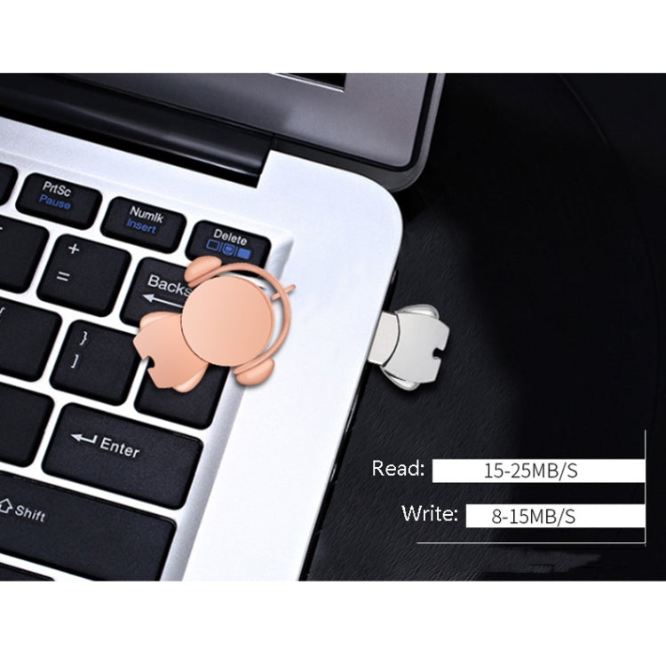 Y01 Metal Musician Car Cartoon Style U Disk, Capacity: 8GB(Silver) - USB Flash Drives by PMc TechLife | Online Shopping South Africa | PMc TechLife | Buy Now Pay Later Mobicred