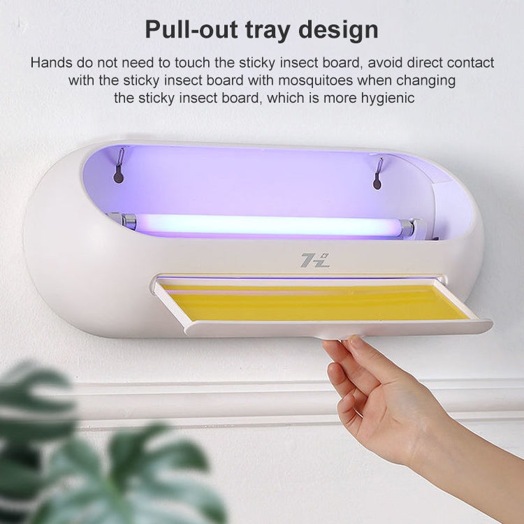 HanZhang Sticky Trap Mosquito Lamp Restaurant Hotel Hanging Electronic Fly Killer CN Plug, Specification: Avocado Green 8W Single Lamp Tube 2 Light Tube - Repellents by PMC TechLife | Online Shopping South Africa | PMC TechLife | Buy Now Pay Later Mobicred