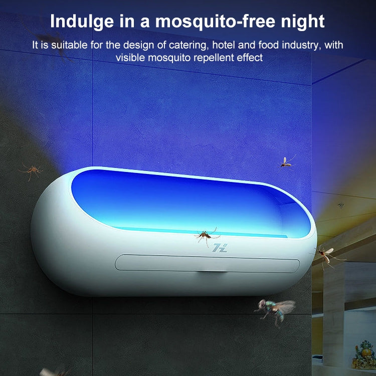 HanZhang Sticky Trap Mosquito Lamp Restaurant Hotel Hanging Electronic Fly Killer CN Plug, Specification: Avocado Green 8W Single Lamp Tube 2 Light Tube - Repellents by PMC TechLife | Online Shopping South Africa | PMC TechLife | Buy Now Pay Later Mobicred