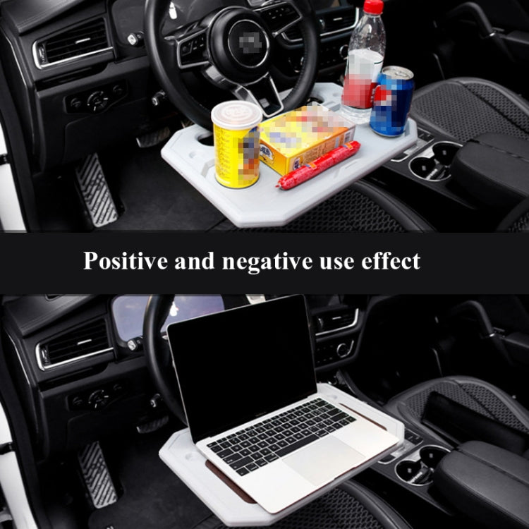 Car Multi-Purpose Steering Wheel Card Table Car Computer Bracket Chair Back Bracket Small Table Shelf Rack(Upgrade Black) - Car Drink Holders by null | Online Shopping South Africa | PMC Jewellery | Buy Now Pay Later Mobicred