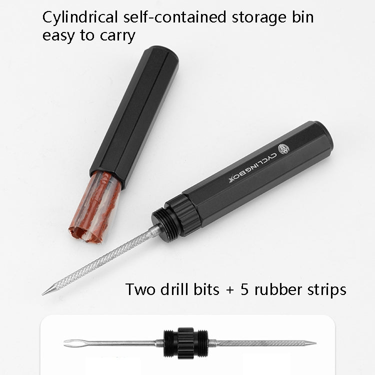 CYCLINGBOX Bicycle Repair Tool Portable Emergency Tire Strip Maintenance Tire Rod(Black) - Maintenance tools by CYCLINGBOX | Online Shopping South Africa | PMc TechLife | Buy Now Pay Later Mobicred