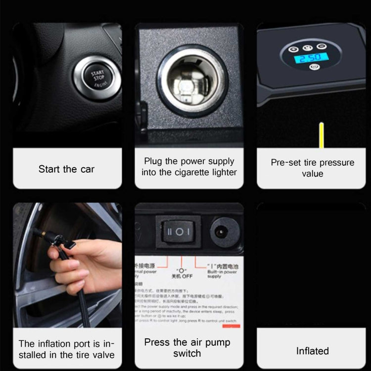 ST-797 DC12V 120W Car Air Pump Wired Wireless Two-In-One Digital Air Pump - Inflatable Pump by PMC TechLife | Online Shopping South Africa | PMC TechLife