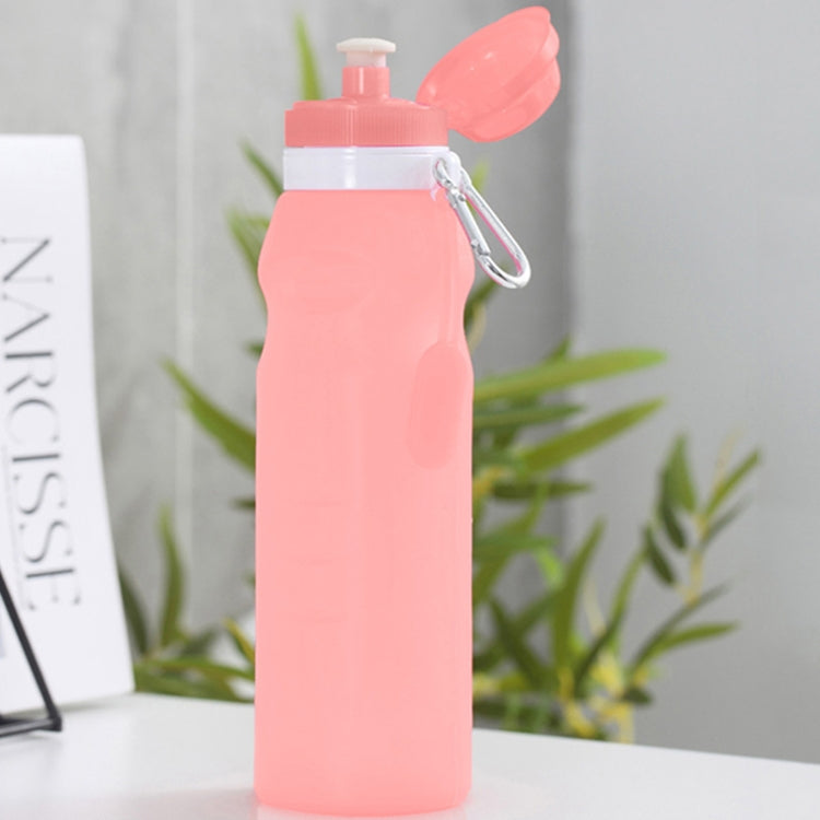 XC-282 600ml Silicone Folding Cup Out Camping Cycling Sports Kettle(Grapefruit Color) - Kettles by PMC TechLife | Online Shopping South Africa | PMC TechLife | Buy Now Pay Later Mobicred