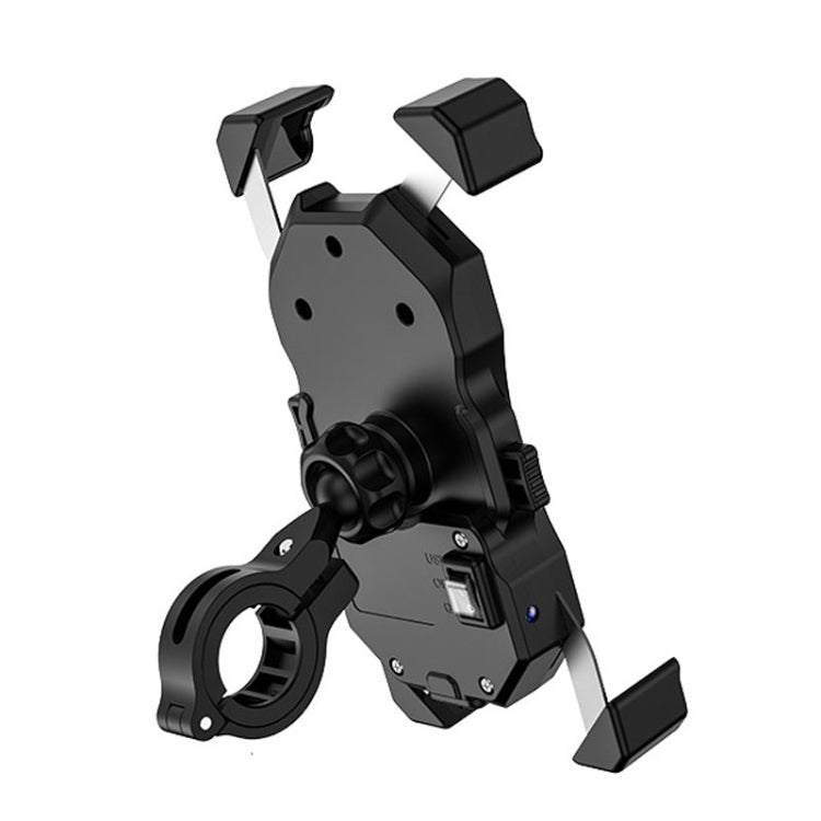 Kewig Motorcycle Outdoor Riding Four-Claw Fixed Mobile Phone Bracket QC3.0 Fast Charging Waterproof Holder(M11-B) - free shipping - PMC TechLife - Order now!
