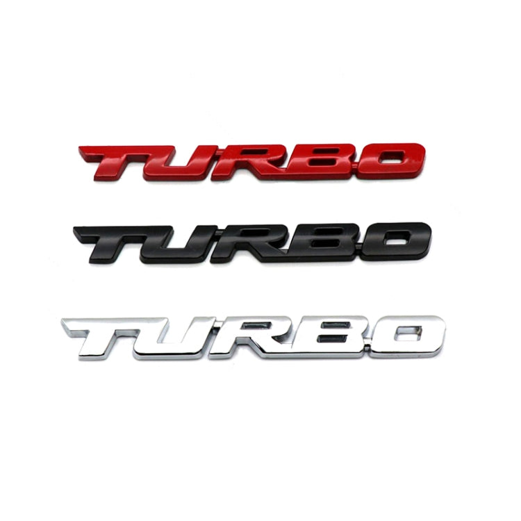 8 PCS Car Alloy Modified Turbocharged TURBO Metal Car Sticker Sports Body Sticker Car Tail Label Side Decoration Sticker, Model: Large 12 X 1.4cm(Silver) - Decorative Sticker by PMC TechLife | Online Shopping South Africa | PMC TechLife | Buy Now Pay Later Mobicred