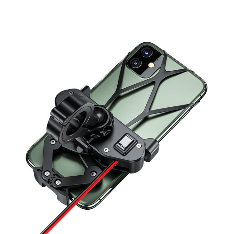 M10 2.4A Charging Version Kewig Motorcycle Electric Car Mobile Phone Navigation Waterproof Bracket - free shipping - PMC TechLife - Order now!