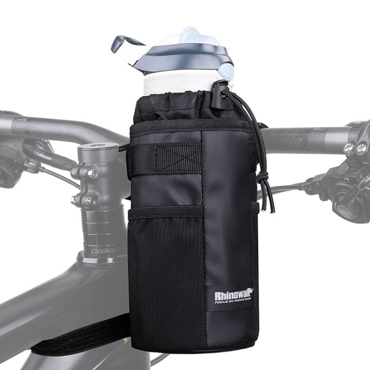 Rhinowalk RK9100B Riding Insulation Water Bottle Bag Portable Bicycle Kettle Tool Package(Black) - free shipping - PMC TechLife - Order now!