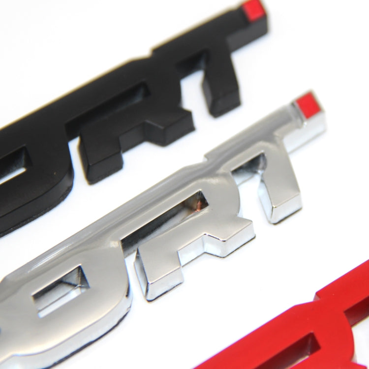 6 PCS  Metal 3D Stereo Car Sticker Modified Sport Tail Sticker Body Sticker(Silver) - 3D Creative Stickers by PMC TechLife | Online Shopping South Africa | PMC TechLife | Buy Now Pay Later Mobicred