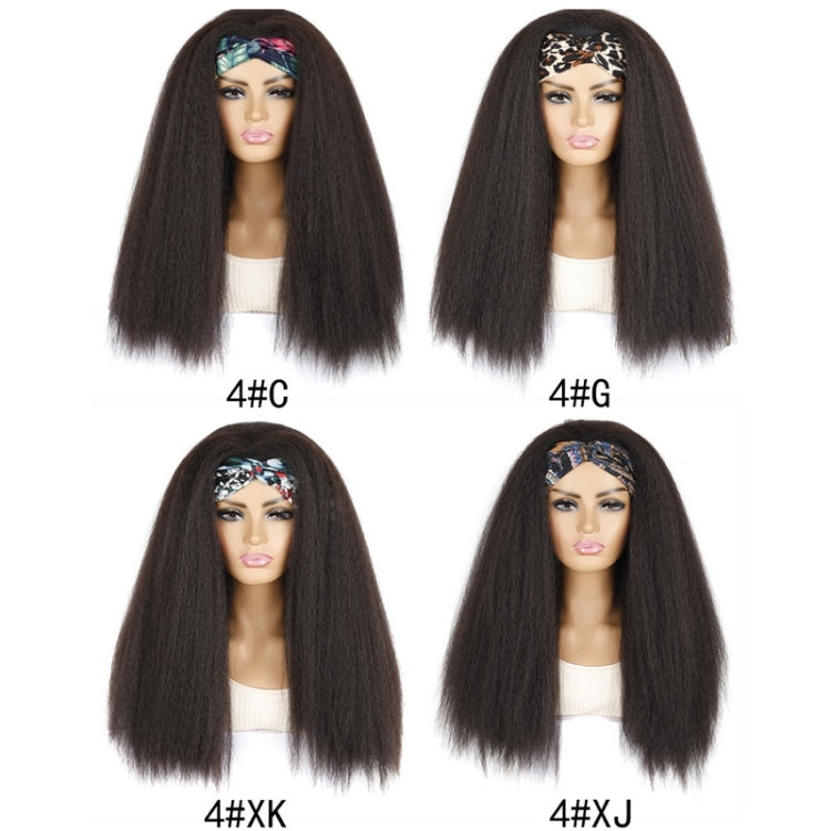 Turban Headband Corn Beard Long Hair Wig Headgear, Color Classification: 4 # XJ - free shipping - PMC TechLife - Order now!