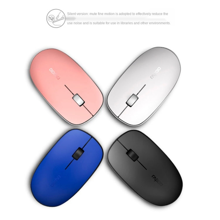 Rapoo M200G 1300 DPI 3 Keys Silent Wireless Mouse(Pink) - free shipping - PMC Jewellery - Order now!