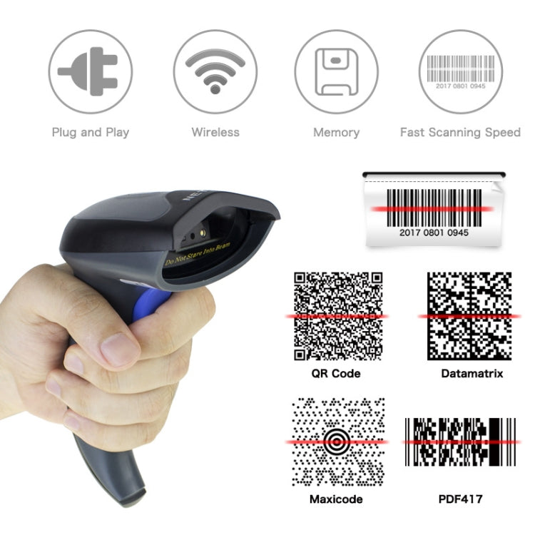 NETUM High-Precision Barcode QR Code Scanner, Model: Wireless - free shipping - PMC TechLife - Order now!