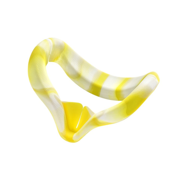 VR Silicone Eye Cover Anti-Sweat And Decontamination Color VR Goggles For Oculus Quest 2(White Yellow) - VR Accessories by PMC TechLife | Online Shopping South Africa | PMC TechLife | Buy Now Pay Later Mobicred