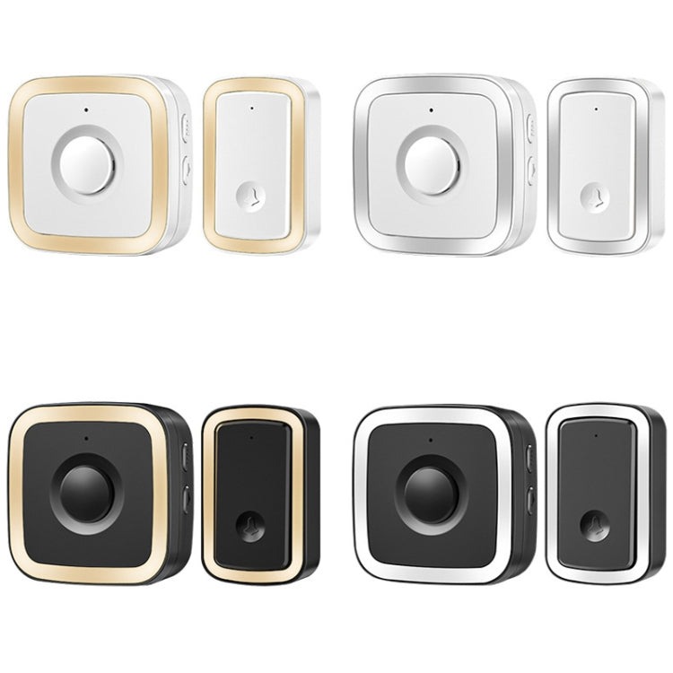 CACAZI A58 1 For 1 Smart Wireless Doorbell without Battery, Plug:EU Plug(Black Silver) - free shipping - PMC TechLife - Order now!