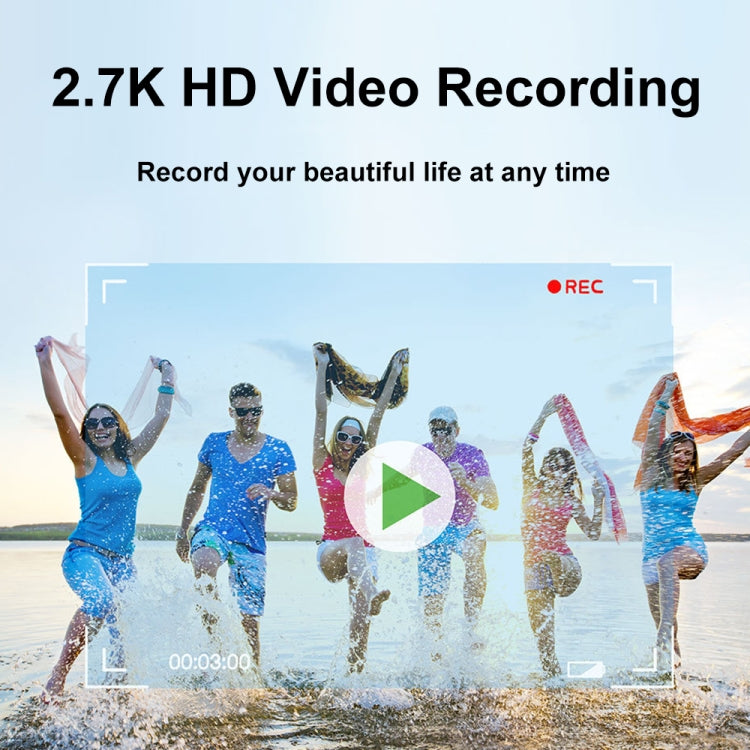 WDC901 3.5m Waterproof 48MP HD Dual Screen Outdoor Sports Digital Camera US Plug(Green) - Children Cameras by PMC TechLife | Online Shopping South Africa | PMC TechLife | Buy Now Pay Later Mobicred