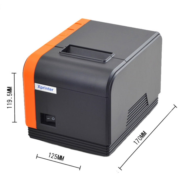 Xprinter XP-T58L 58mm Supermarket Cashier Receipt Thermal Printer, Spec: Parallel Port(US Plug) - Receipt Printers by Xprinter | Online Shopping South Africa | PMC TechLife | Buy Now Pay Later Mobicred