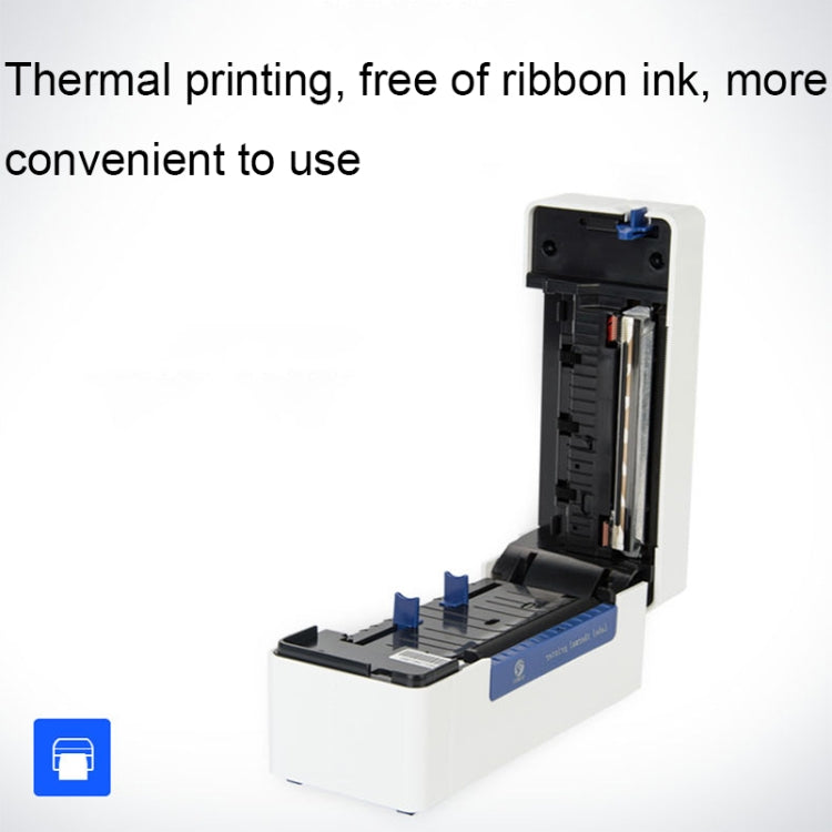 QIRUI 104mm Express Order Printer Thermal Self-adhesive Label Printer, Style:QR-488BT(EU Plug) - Receipt Printers by PMC TechLife | Online Shopping South Africa | PMC TechLife | Buy Now Pay Later Mobicred