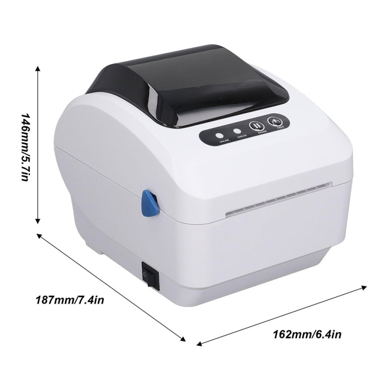 Xprinter XP-320B 80mm Thermal Barcode Supermarket Cashier Label Printer, Spec: USB+Bluetooth(EU Plug) - Receipt Printers by Xprinter | Online Shopping South Africa | PMC TechLife | Buy Now Pay Later Mobicred
