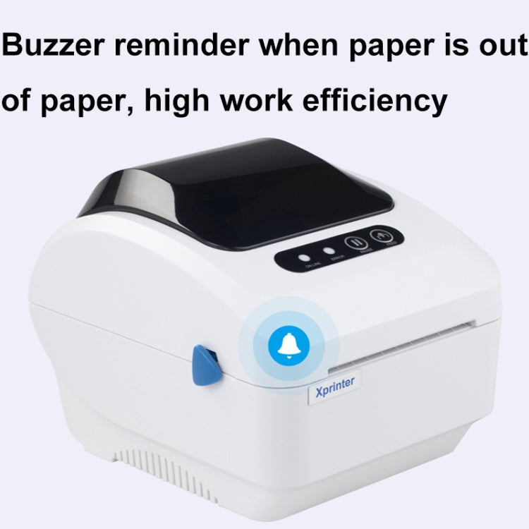 Xprinter XP-320B 80mm Thermal Barcode Supermarket Cashier Label Printer, Spec: USB+Bluetooth(EU Plug) - Receipt Printers by Xprinter | Online Shopping South Africa | PMC TechLife | Buy Now Pay Later Mobicred