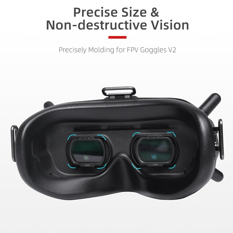 Sunnylife FV-Q9334 2 PCS Myopia Lens Nearsighted Corrective Aspherical Lens for DJI FPV Goggles V2, Colour: 700 Degree - Lens Accessories by Sunnylife | Online Shopping South Africa | PMC TechLife | Buy Now Pay Later Mobicred