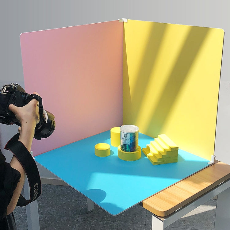 60 X 60cm Non-Reflective Matte PVC Board Double-Sided Solid Color Photo Background Board Filming Photography Props(Red + Pink) - free shipping - PMC TechLife - Order now!