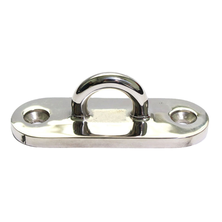 316 Stainless Steel Oval Boat Plate Seat Hand Rowing Boat Fixed Seat Accessories, Specification: 75mm - Marine Accessories & Parts by PMC TechLife | Online Shopping South Africa | PMC TechLife | Buy Now Pay Later Mobicred