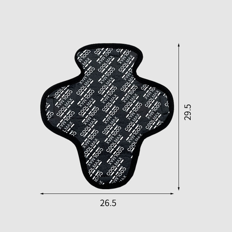 MTTD1028 Riding Breathable Quick-Drying Absorb Sweat Sponge Pad Removable Motorcycle Helmet Pad, Size: One Size(Black) - Helmets by PMC TechLife | Online Shopping South Africa | PMC TechLife | Buy Now Pay Later Mobicred