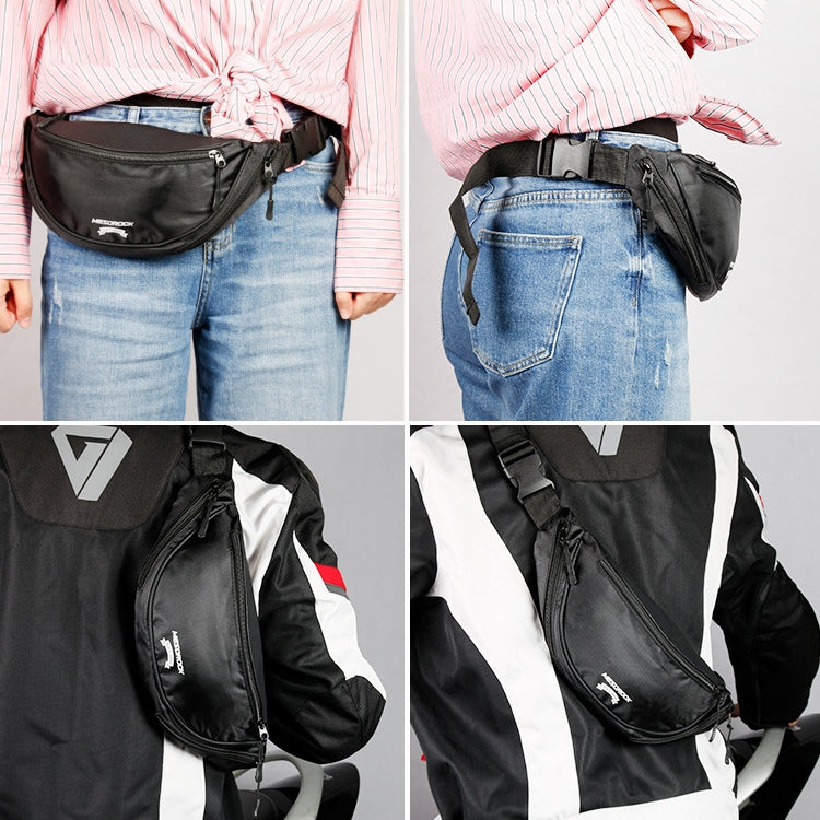 MESOROCK MTXB1018 Motorcycle Pocket Handle Riding Back Seat Safety Handle Multi-Function Dumplings Package(Black) - Bags & Luggages by PMC TechLife | Online Shopping South Africa | PMC TechLife | Buy Now Pay Later Mobicred