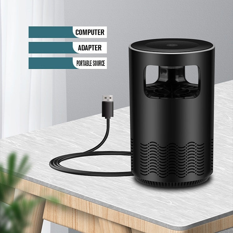 Household Mute Inhalation Photocatalyst USB Physical Mosquito Killer Small Q-Black(USB) - Repellents by PMC TechLife | Online Shopping South Africa | PMC TechLife | Buy Now Pay Later Mobicred