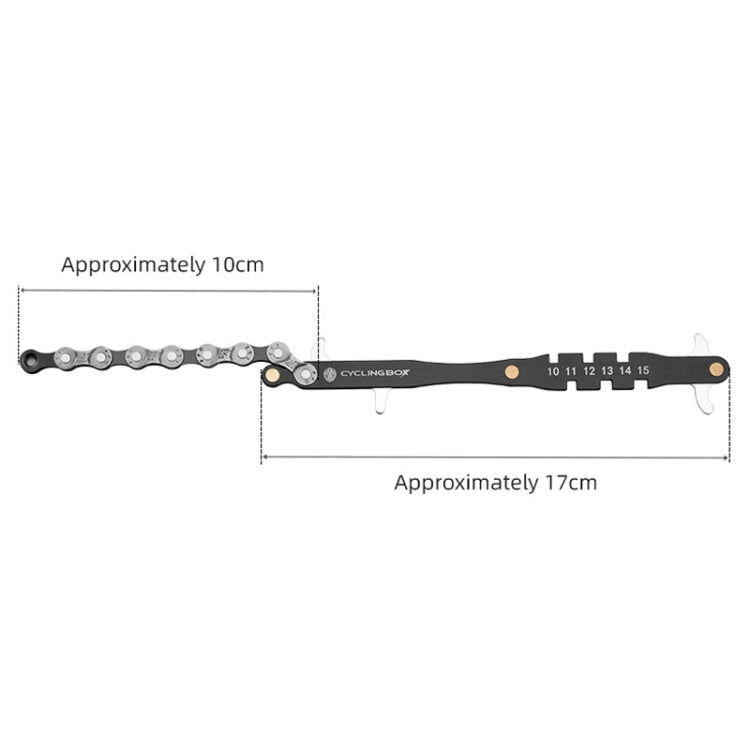 CYCLINGBOX BG-201401 Bicycle Repair Flywheel Disassembly Wrench Mountain Bike Portable Fast Repair Wrench(Black) - Maintenance tools by PMc TechLife | Online Shopping South Africa | PMc TechLife | Buy Now Pay Later Mobicred