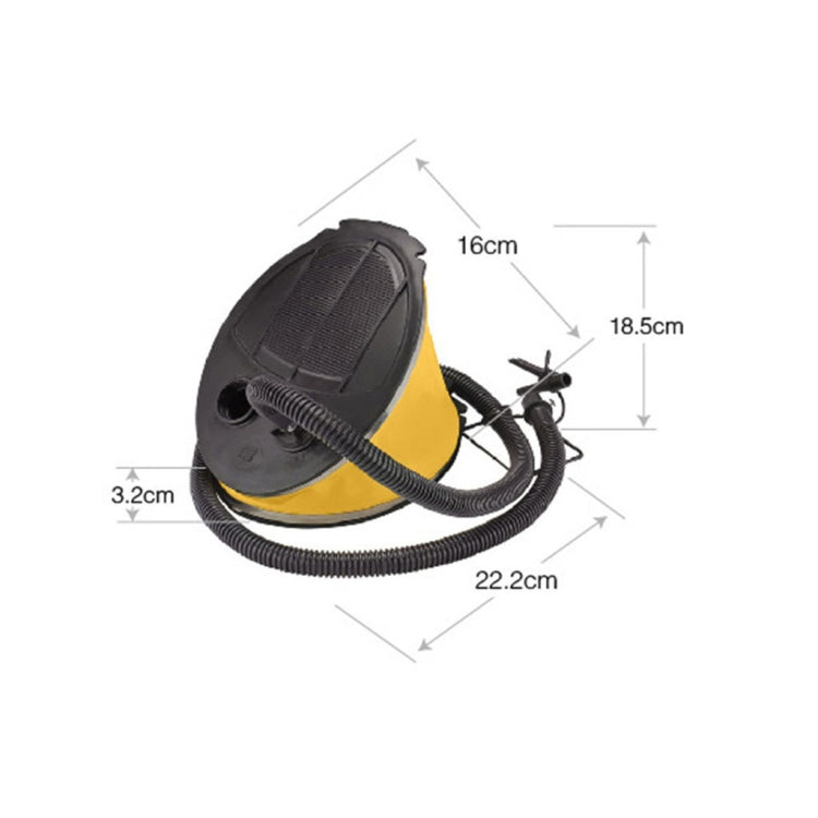 3L Foot Pump Foot-Operated Inflatable Pump for Inflatable Bed / Swimming Ring / Kayak(Yellow) - Marine Accessories & Parts by PMC TechLife | Online Shopping South Africa | PMC TechLife | Buy Now Pay Later Mobicred