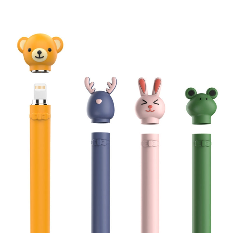 Cartoon Silicone Capacitive Pen Non-Slip And Anti-Drop Protective Cover For Apple Pencil 1( Frog) - free shipping - PMc TechLife - Order now!