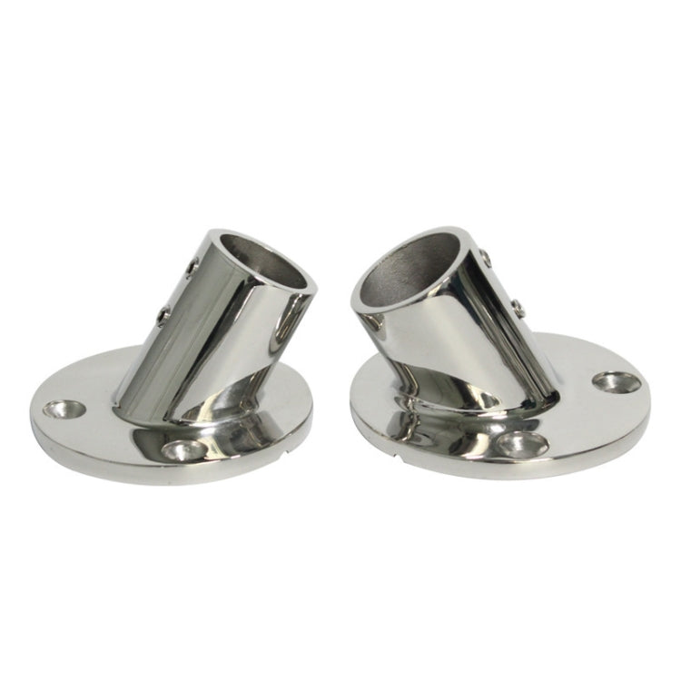 60 Degree Round Pipe Seat 316 Stainless Steel Corrosion-Resistant Marine Tube Seat, Specification: 22mm 7/8 inch - free shipping - PMC TechLife - Order now!
