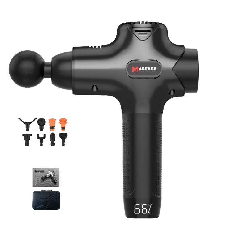 Y8-1 Fitness Massage Fascia Muscle Vibration Massager, Specification: Black(US Plug) - free shipping - PMC TechLife - Order now!