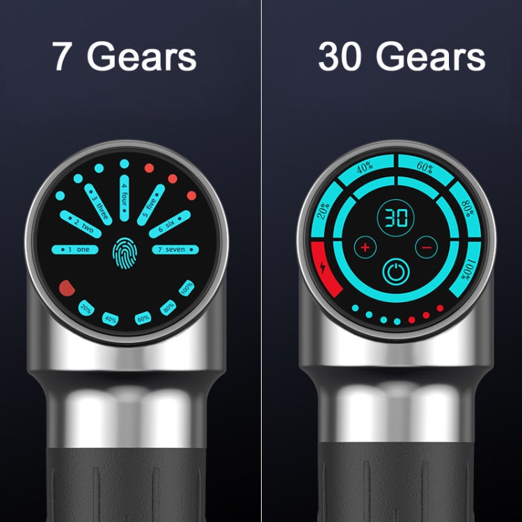 Y10 Fitness Massage Fascia Muscle Vibration Massager, Specification: 30 Gears Black(EU Plug) - free shipping - PMC TechLife - Order now!