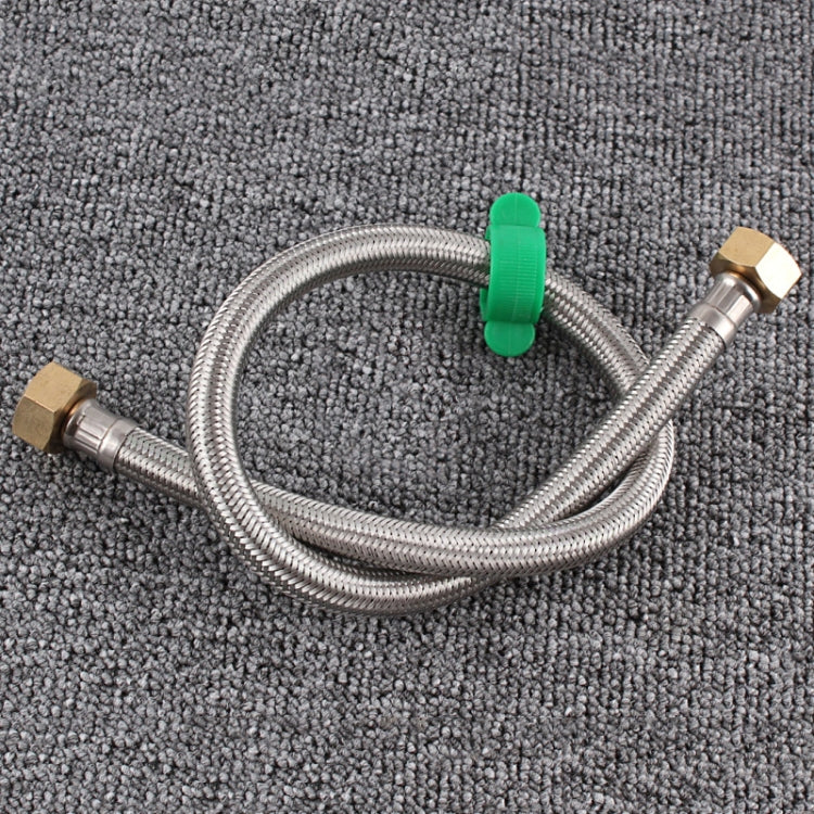 30cm Copper Hat 304 Stainless Steel Metal Knitting Hose Toilet Water Heater Hot And Cold Water High Pressure Pipe 4/8 Inch DN15 Connecting Pipe - free shipping - PMC TechLife - Order now!