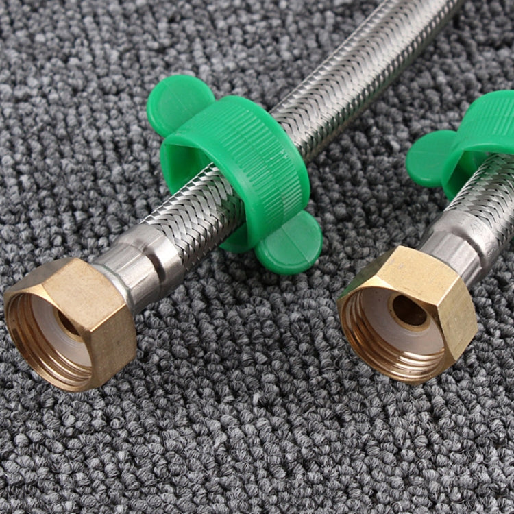 60cm Copper Hat 304 Stainless Steel Metal Knitting Hose Toilet Water Heater Hot And Cold Water High Pressure Pipe 4/8 Inch DN15 Connecting Pipe - free shipping - PMC TechLife - Order now!