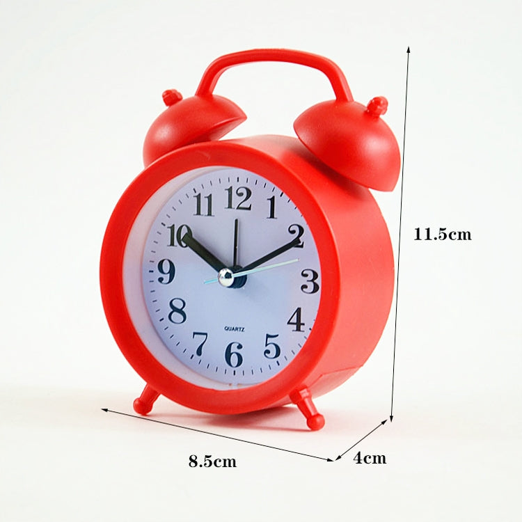 2 PCS Student Bed Small Alarm Clock Desk Alarm Clock(Pink) - Alarm Clocks by PMc TechLife | Online Shopping South Africa | PMc TechLife | Buy Now Pay Later Mobicred