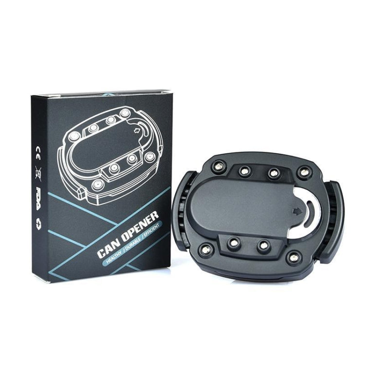 KPQ001 Multi-Function Can Bottle Opener Portable Stainless Steel Beer Screwdriver(Black) - Openers by PMC TechLife | Online Shopping South Africa | PMC TechLife