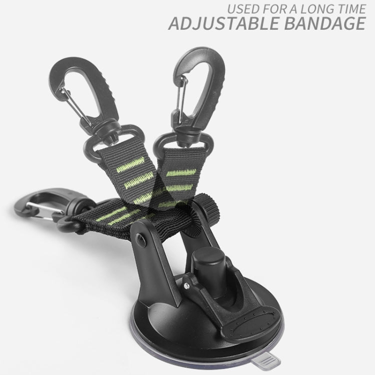 3 PCS Car Tent Suction Cup Home Users Outside Travel Portable Suction Cup Hook Round Carabiner(Red) - Tents & Accessories by PMC TechLife | Online Shopping South Africa | PMC TechLife | Buy Now Pay Later Mobicred