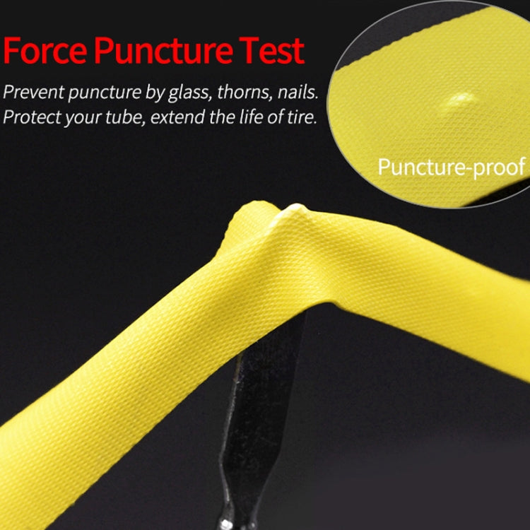 10 PCS Road Mountain Bike Anti-Stab Tire Pad Bicycle Wheel Set PVC Spoke Lining Tape, Colour: Yellow(700C x 18mm) - Others by PMc TechLife | Online Shopping South Africa | PMc TechLife | Buy Now Pay Later Mobicred
