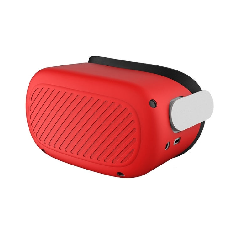 VR Glasses Silicone Waterproof Dust-Proof And Fall-Proof Protective Shell For Meta Quest(Red) - VR Accessories by PMC TechLife | Online Shopping South Africa | PMC TechLife | Buy Now Pay Later Mobicred