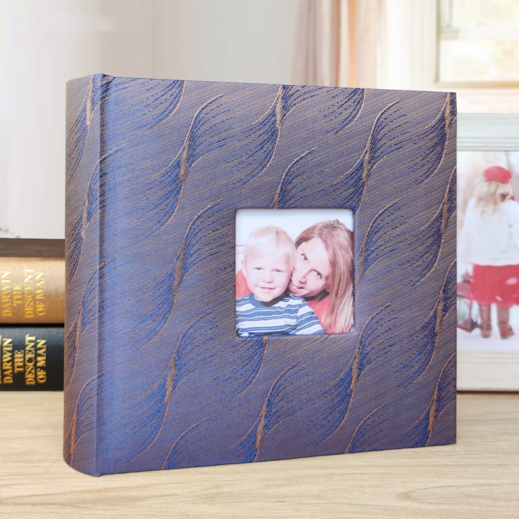 4R 6 Inch 200 Sheets Cloth Photo Album Baby Growth Memorial Album Interstitial Album(Purple Blue) - Photo Albums & Photo Frames by PMc TechLife | Online Shopping South Africa | PMc TechLife | Buy Now Pay Later Mobicred
