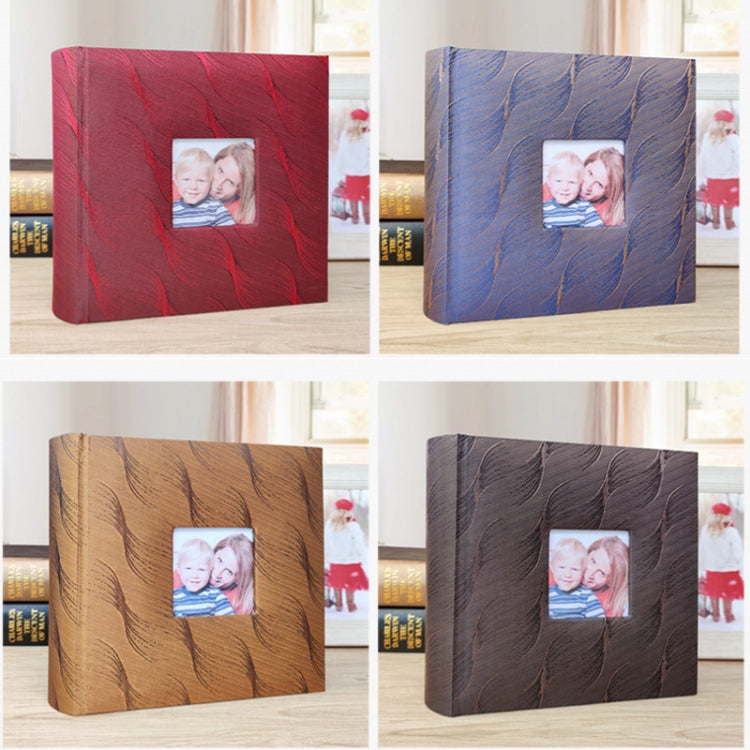 4R 6 Inch 200 Sheets Cloth Photo Album Baby Growth Memorial Album Interstitial Album(Red Wine) - Photo Albums & Photo Frames by PMc TechLife | Online Shopping South Africa | PMc TechLife | Buy Now Pay Later Mobicred