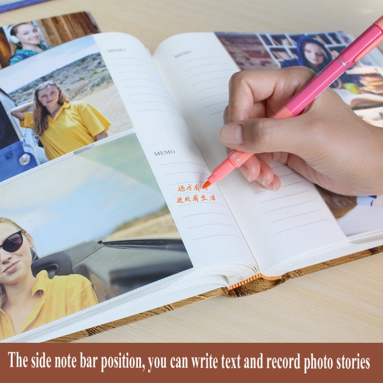 4R 6 Inch 200 Sheets Cloth Photo Album Baby Growth Memorial Album Interstitial Album(Purple Blue) - Photo Albums & Photo Frames by PMc TechLife | Online Shopping South Africa | PMc TechLife | Buy Now Pay Later Mobicred