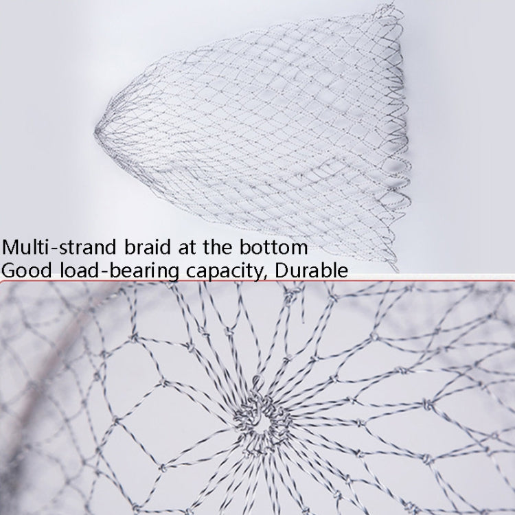 Foldable Stainless Steel Dip Net Head Fishing Net, Specification: Solid 45cm Big Mesh - Fishing Net by PMc TechLife | Online Shopping South Africa | PMc TechLife | Buy Now Pay Later Mobicred