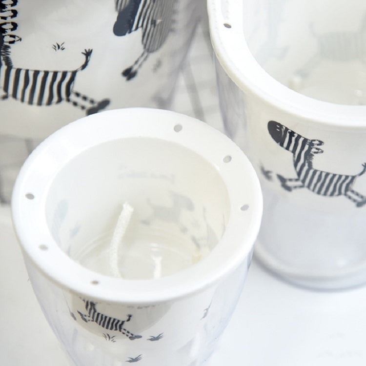 Fully Transparent Hydroponic Flower Pots Water Level Visible Non-Broken Glue Self-Absorbent Plastic Flower Pots, Size: W05 Caliber 13cm(Full Transparent Zebra Pattern) - Flower Pots & Planters by PMc TechLife | Online Shopping South Africa | PMc TechLife | Buy Now Pay Later Mobicred